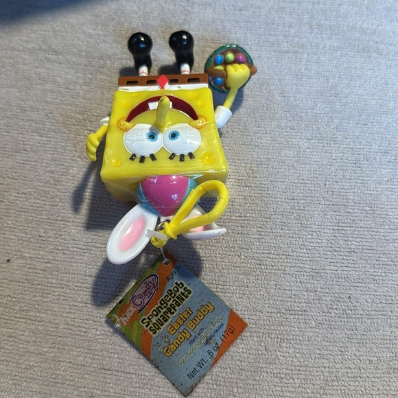 Vintage Spongebob Squarepants Easter Candy Dispenser Easter Bunny Collec… - Picture 7 of 7